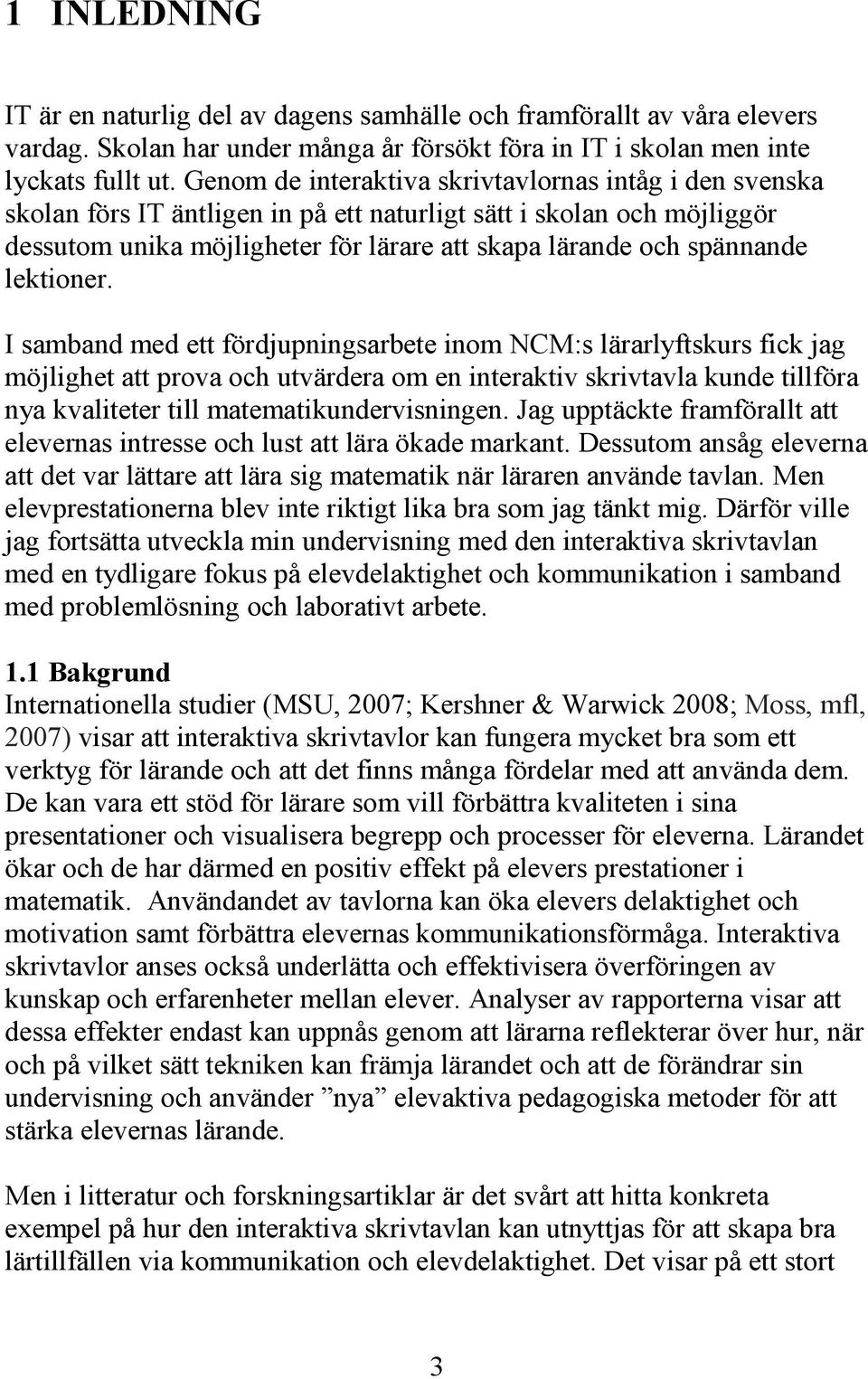 lektioner.
