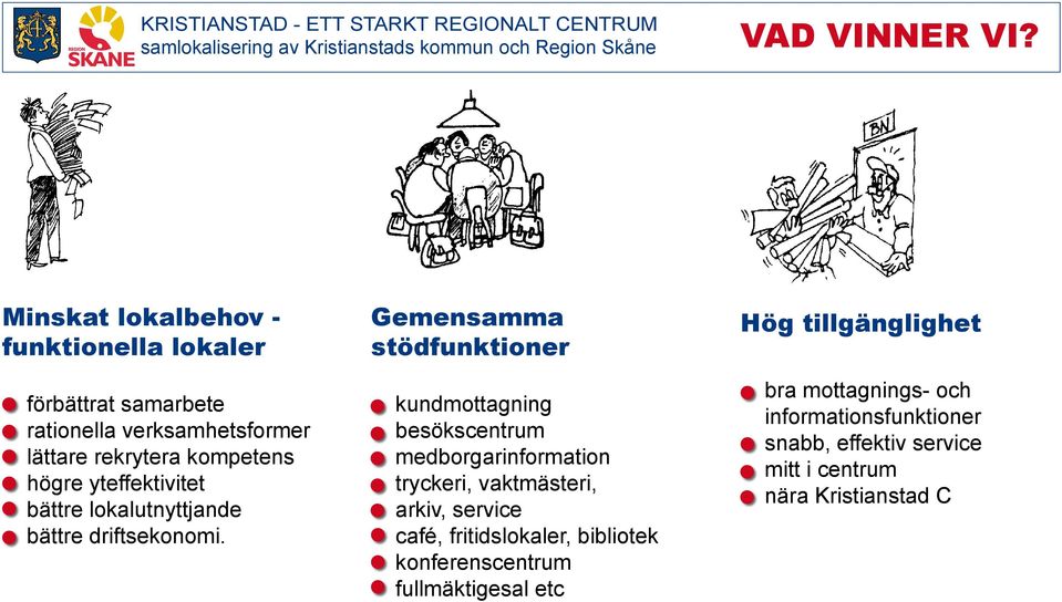 yteffektivitet bättre lokalutnyttjande bättre driftsekonomi.