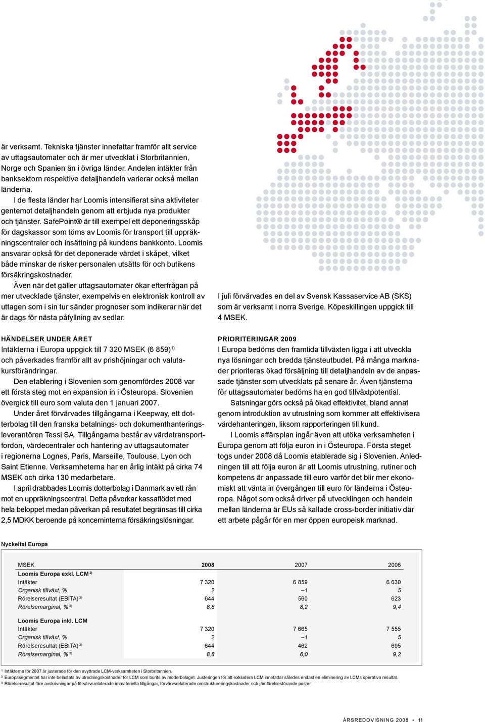 I de flesta länder har Loomis intensifierat sina aktiviteter gentemot detaljhandeln genom att erbjuda nya produkter och tjänster.