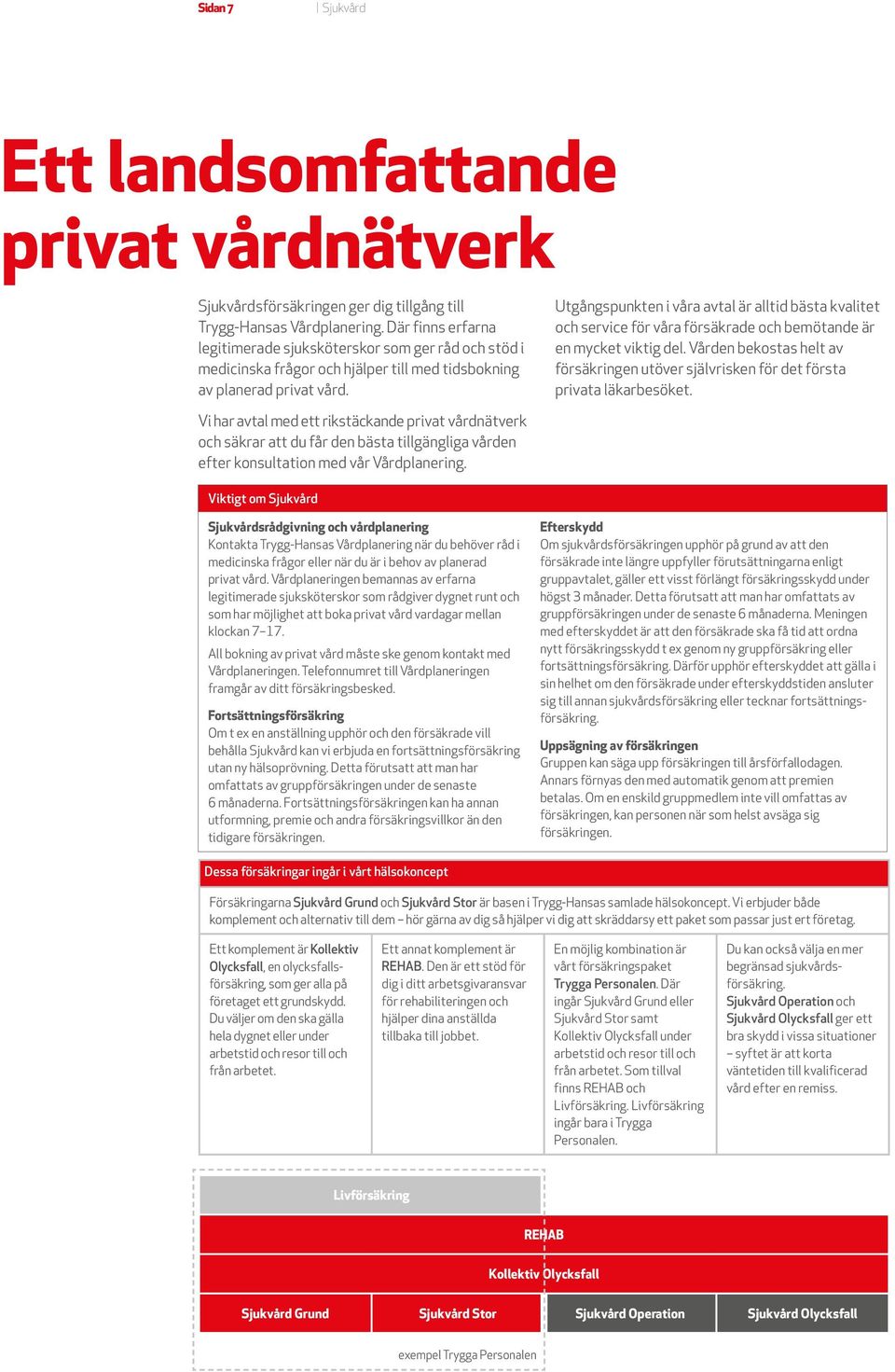 Utgångspunkten i våra avtal är alltid bästa kvalitet och service för våra försäkrade och bemötande är en mycket viktig del.