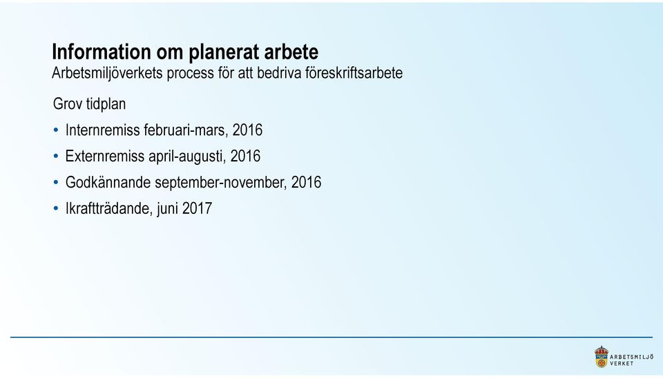 Internremiss februari-mars, 2016 Externremiss