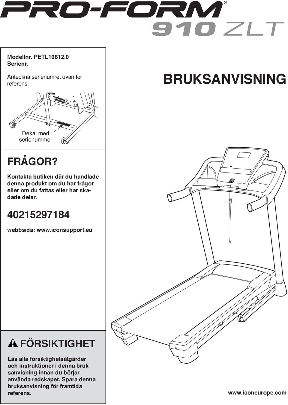 Kontakta butiken där du handlade denna produkt om du har frågor eller om du fattas eller har skadade delar.