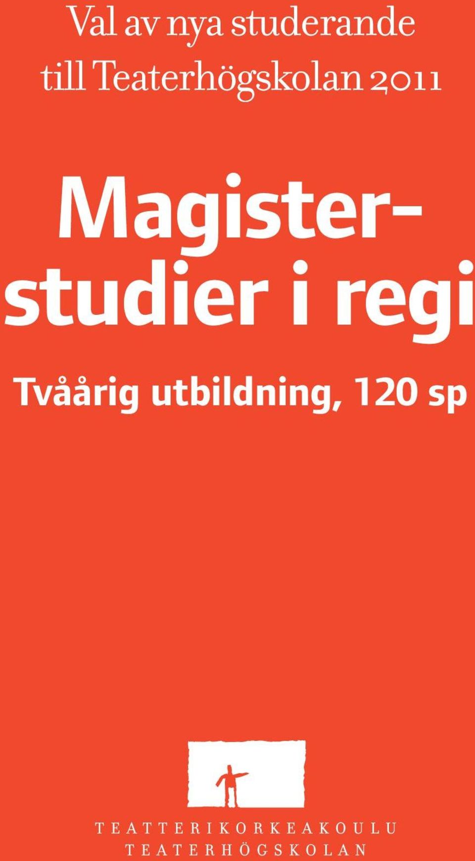 2011 Magisterstudier i