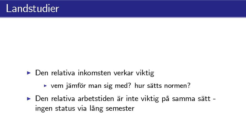 hur sätts normen?