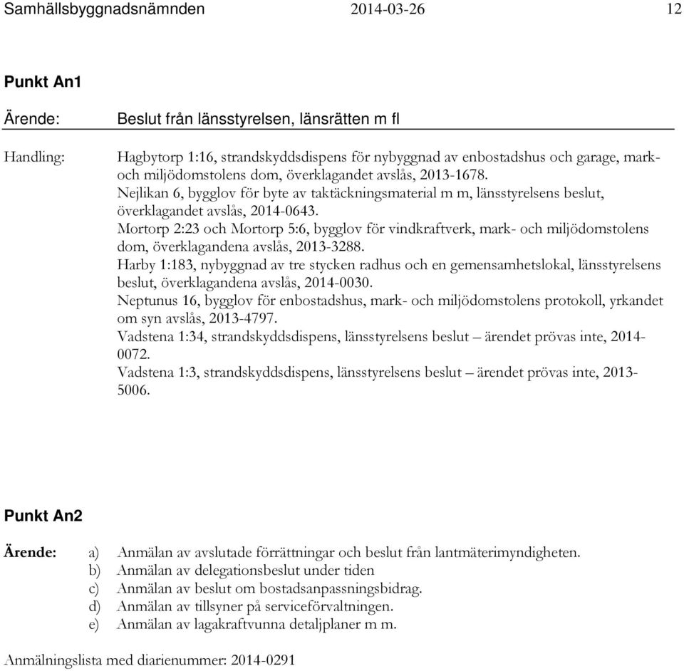 Mortorp 2:23 och Mortorp 5:6, bygglov för vindkraftverk, mark- och miljödomstolens dom, överklagandena avslås, 2013-3288.