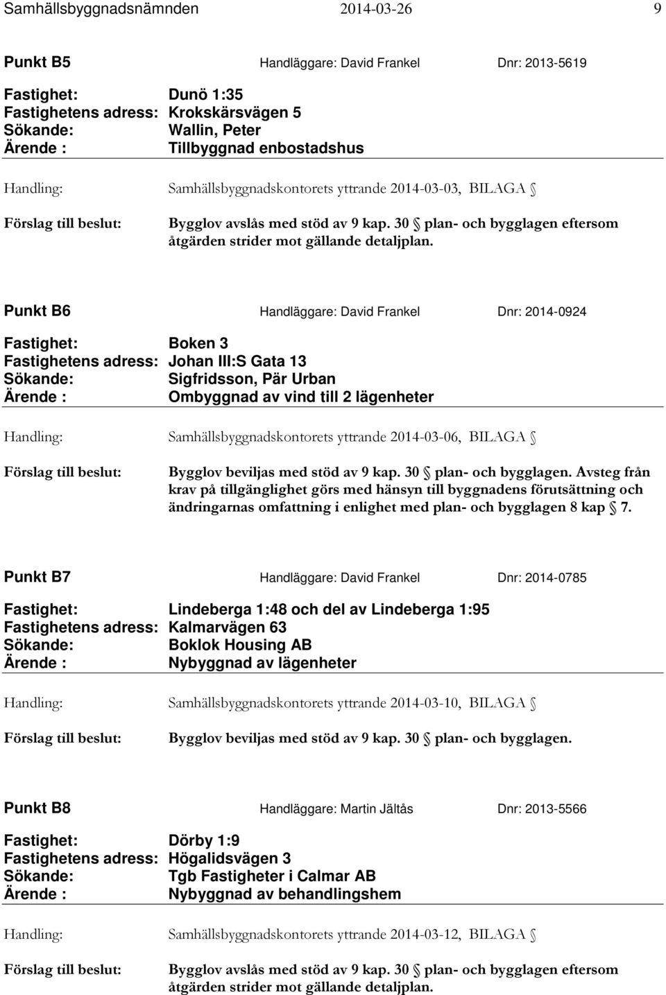 30 plan- och bygglagen eftersom åtgärden strider mot gällande detaljplan.