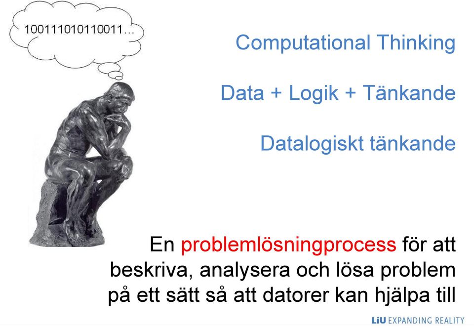 problemlösningprocess för att beskriva,