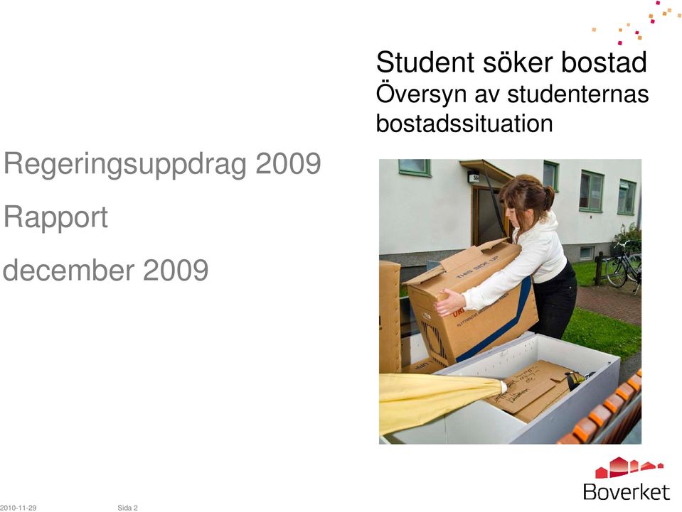 bostad Översyn av studenternas