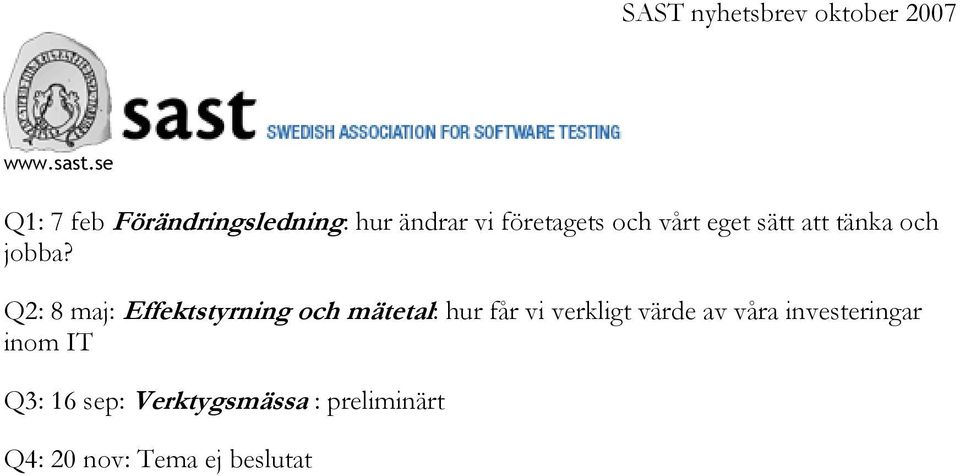 Q2: 8 maj: Effektstyrning och mätetal: hur får vi verkligt värde