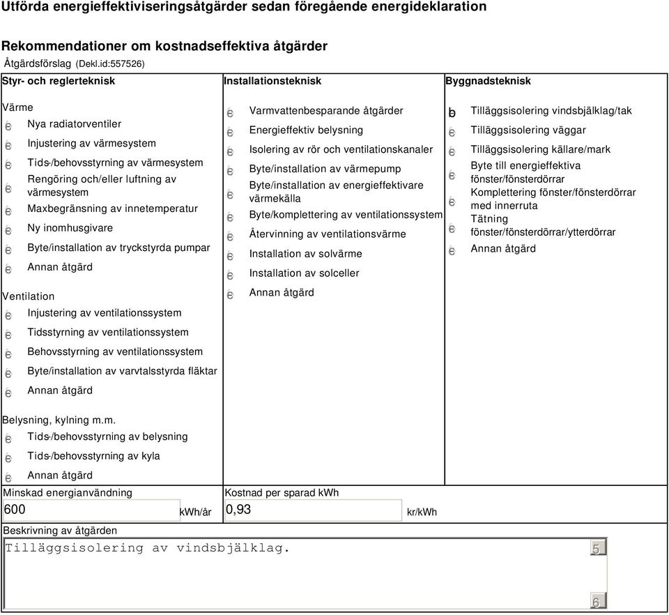 Åtgärdsförslag (Dekl.