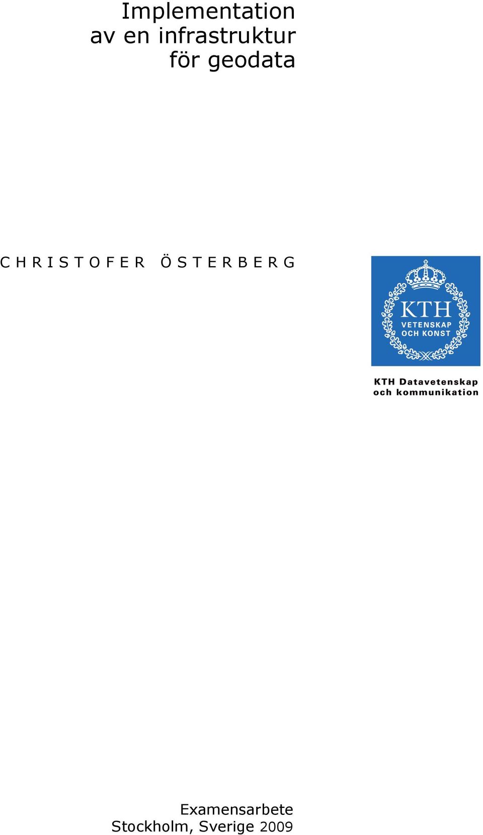 CHRISTOFER ÖSTERBERG