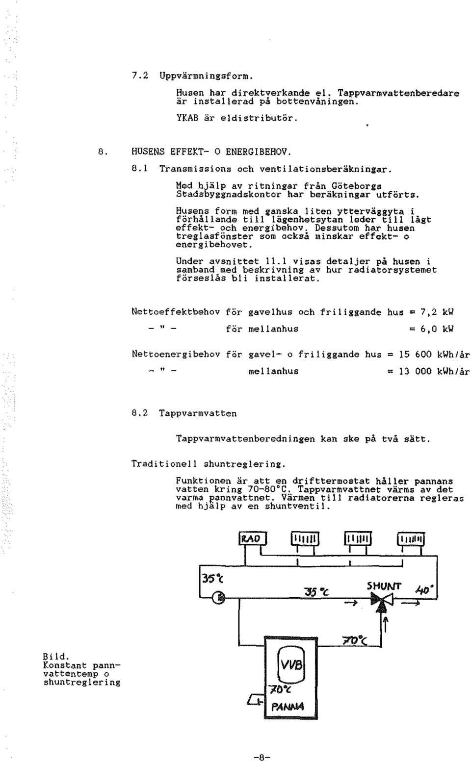 Dessutom har husen tregasfönster som också minskar effekt- o energibehovet. Under avsnittet 11.