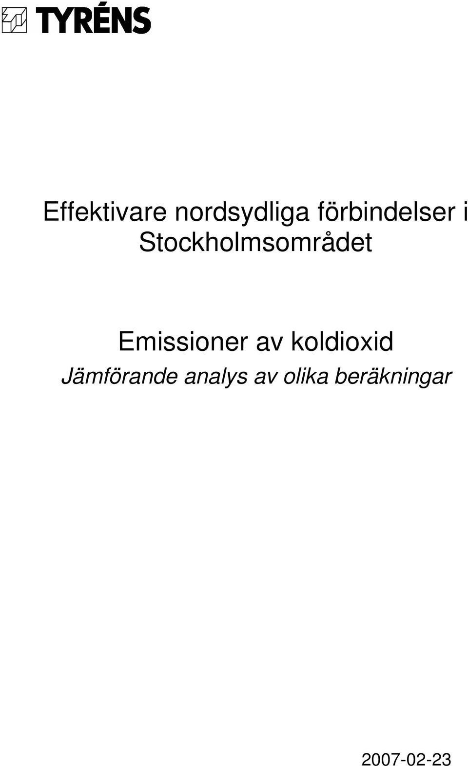 Emissioner av koldioxid