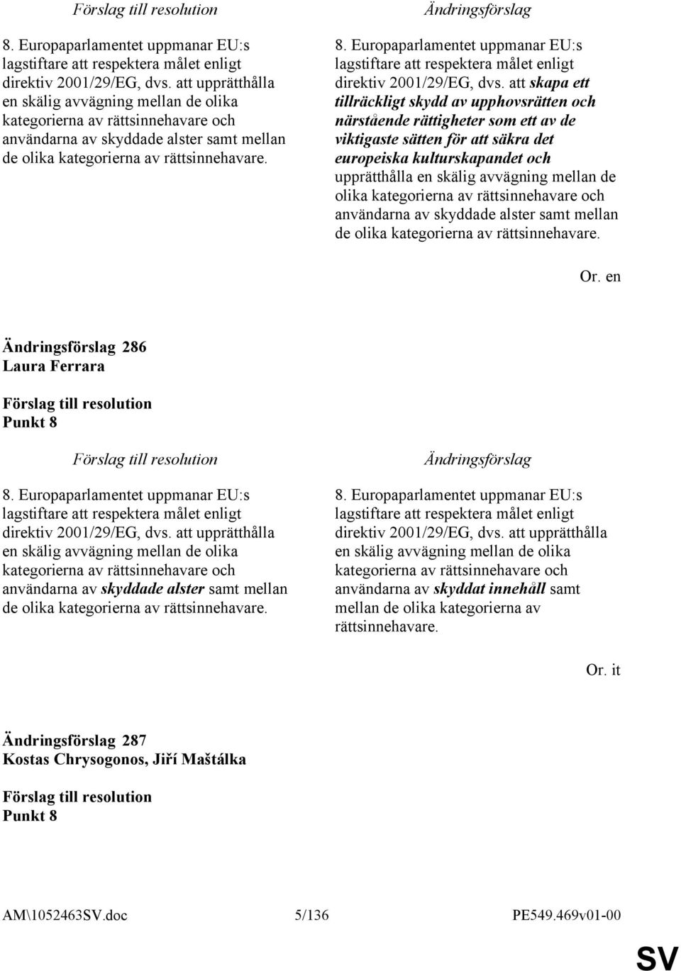 att skapa ett tillräckligt skydd av upphovsrätten och närstående rättigheter som ett av de viktigaste sätten för att säkra det europeiska kulturskapandet och upprätthålla en skälig avvägning mellan