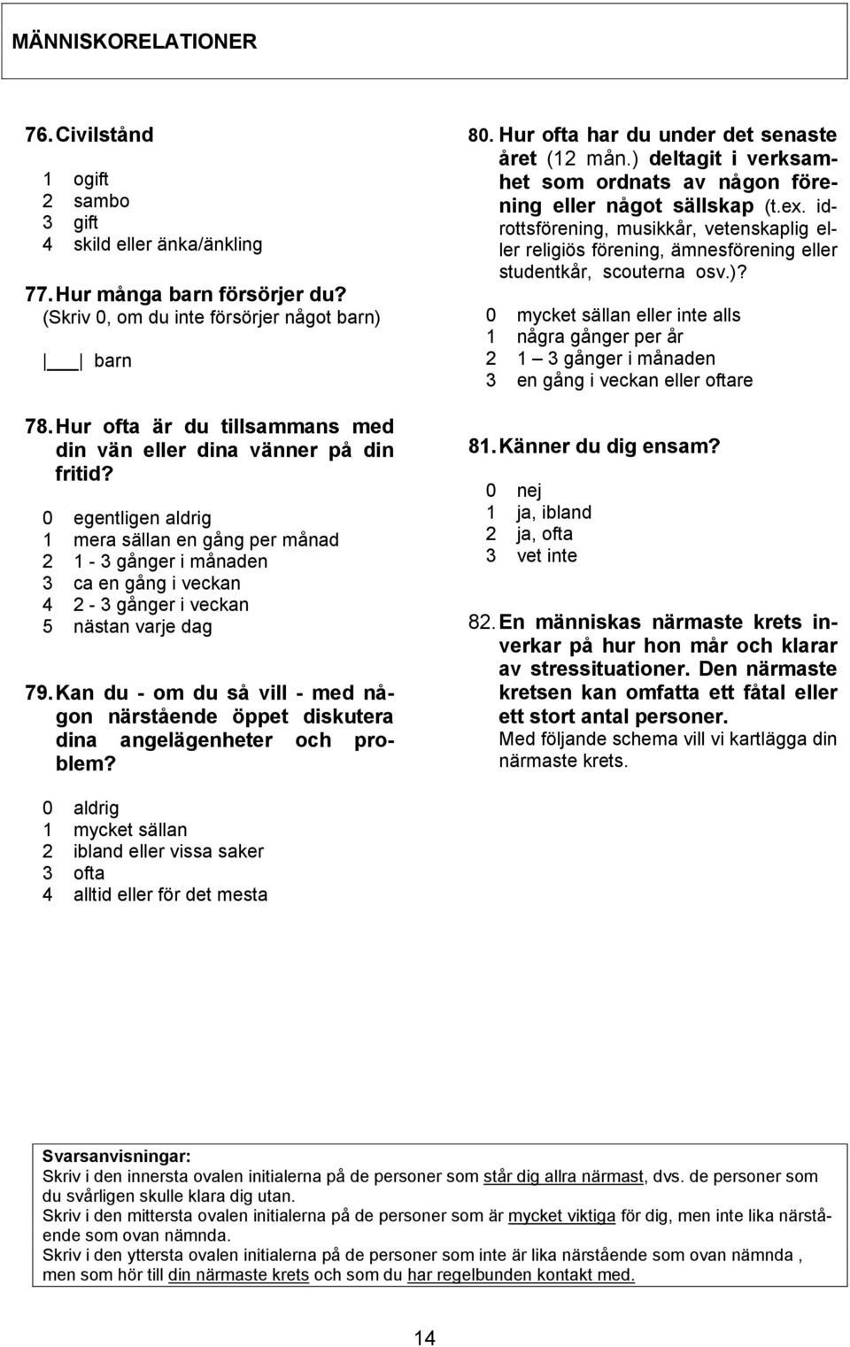 0 egentligen aldrig 1 mera sällan en gång per månad 2 1-3 gånger i månaden 3 ca en gång i veckan 4 2-3 gånger i veckan 5 nästan varje dag 79.