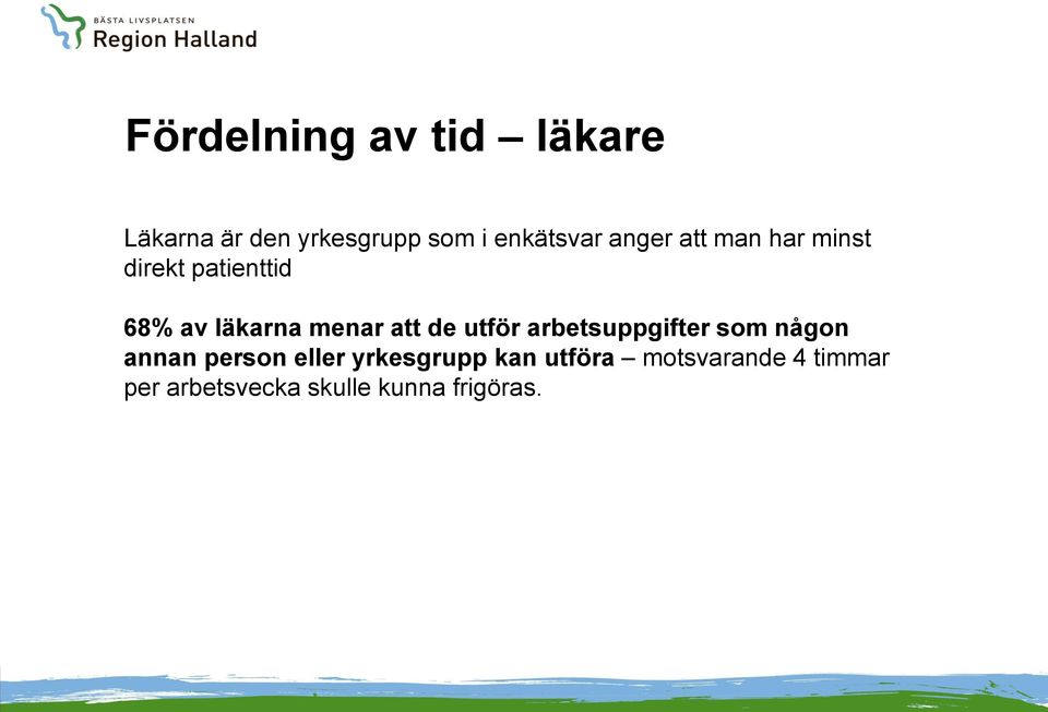 de utför arbetsuppgifter som någon annan person eller yrkesgrupp