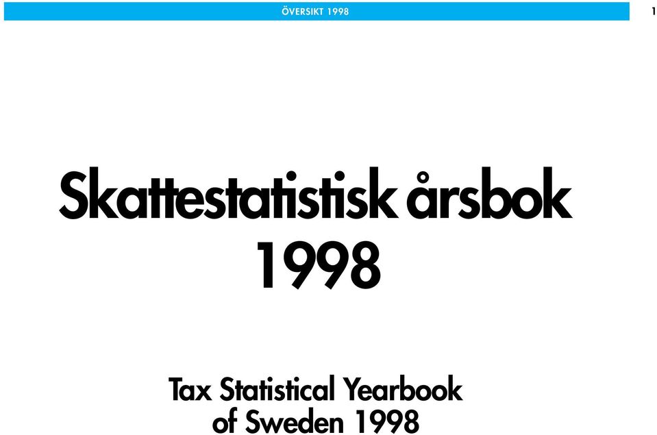 årsbok 1998 Tax