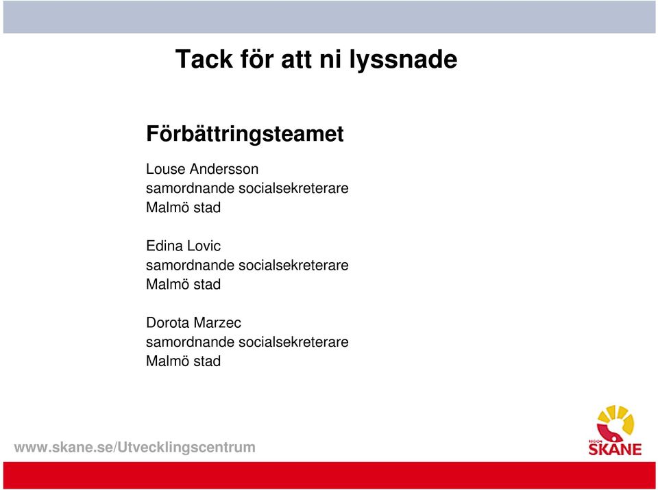 Edina Lovic samordnande socialsekreterare Malmö