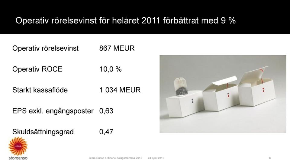 MEUR Operativ ROCE 10,0 % Starkt kassaflöde 1
