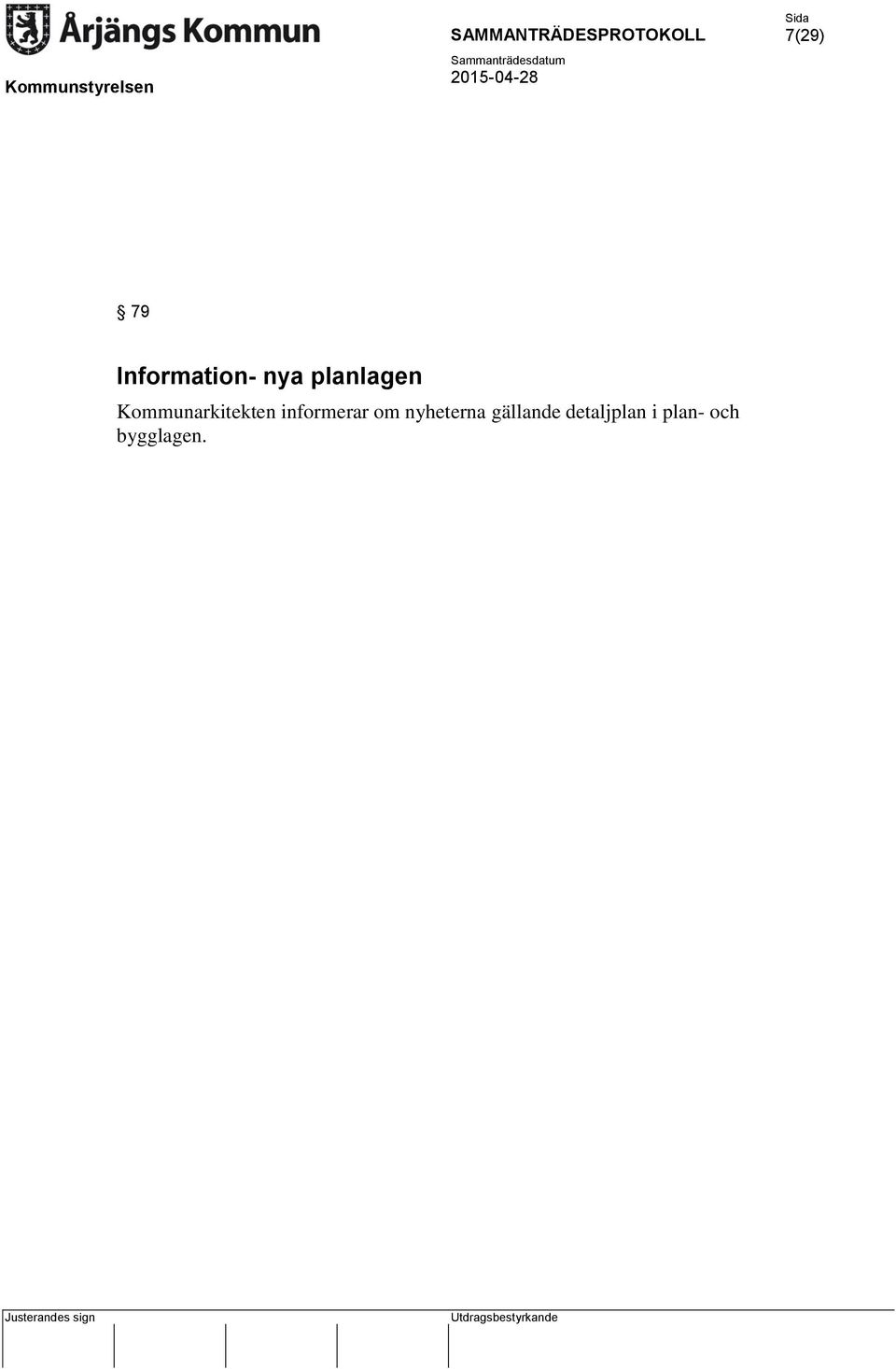 informerar om nyheterna