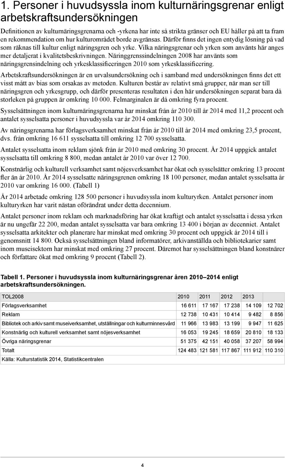 Vilka näringsgrenar och yrken som använts här anges mer detaljerat i kvalitetsbeskrivningen.