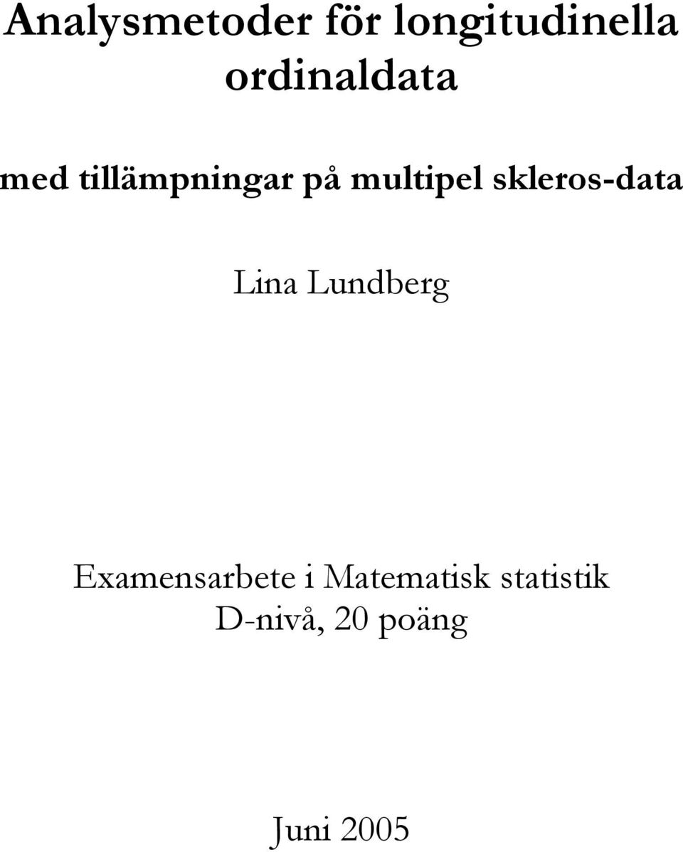 multipel skleros-data Lina Lundberg