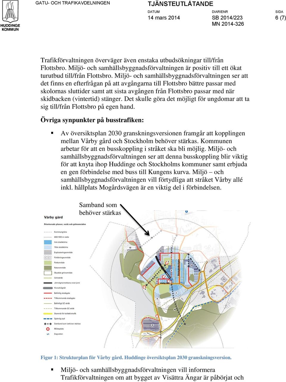 skidbacken (vintertid) stänger. Det skulle göra det möjligt för ungdomar att ta sig till/från Flottsbro på egen hand.