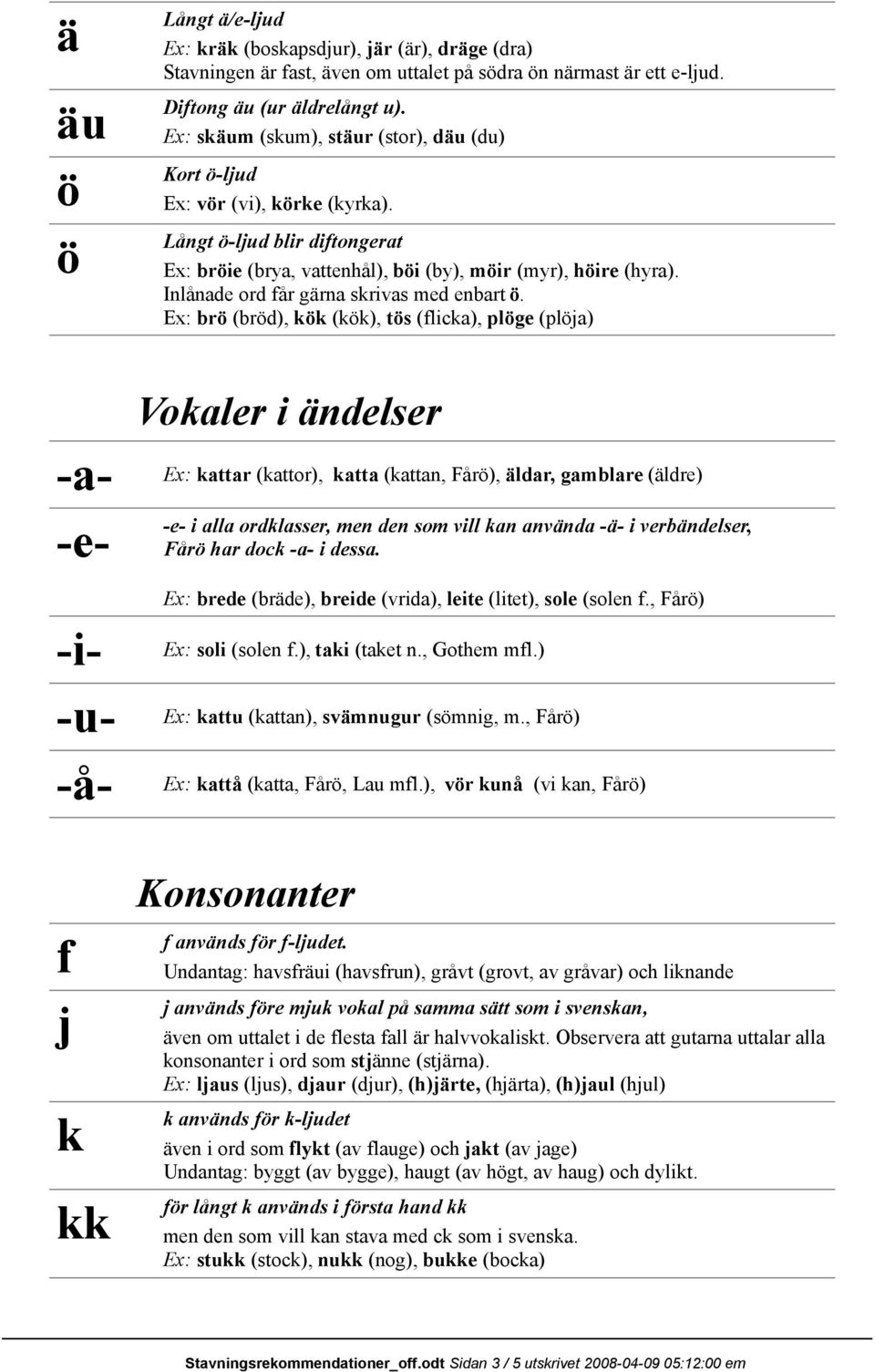 Inlånade ord får gärna skrivas med enbart ö.