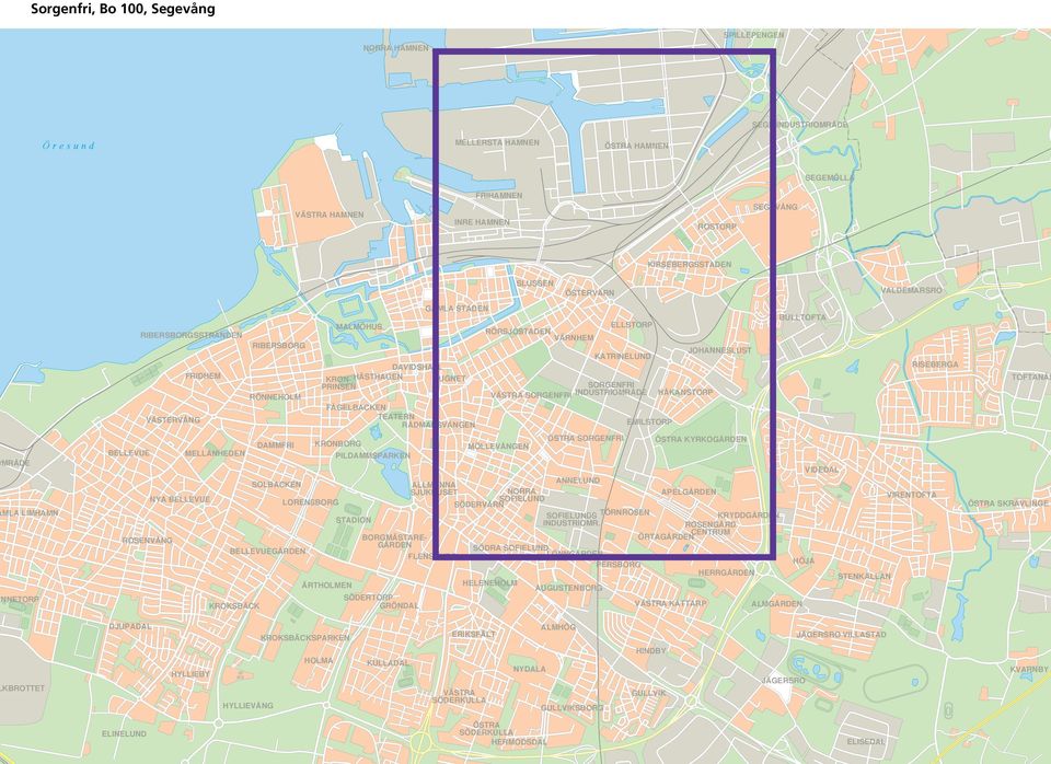 STADEN DAVIDSHALL KRON- HÄSTHAGEN LUGNET PRINSEN FÅGELBACKEN TEATERN RÅDMANSVÅNGEN KRONBORG LORENSBORG ÄRTHOLMEN MALMÖHUS PILDAMMSPARKEN STADION ALLMÄNNA SJUKHUSET BORGMÄSTARE- GÅRDEN FLENSBURG