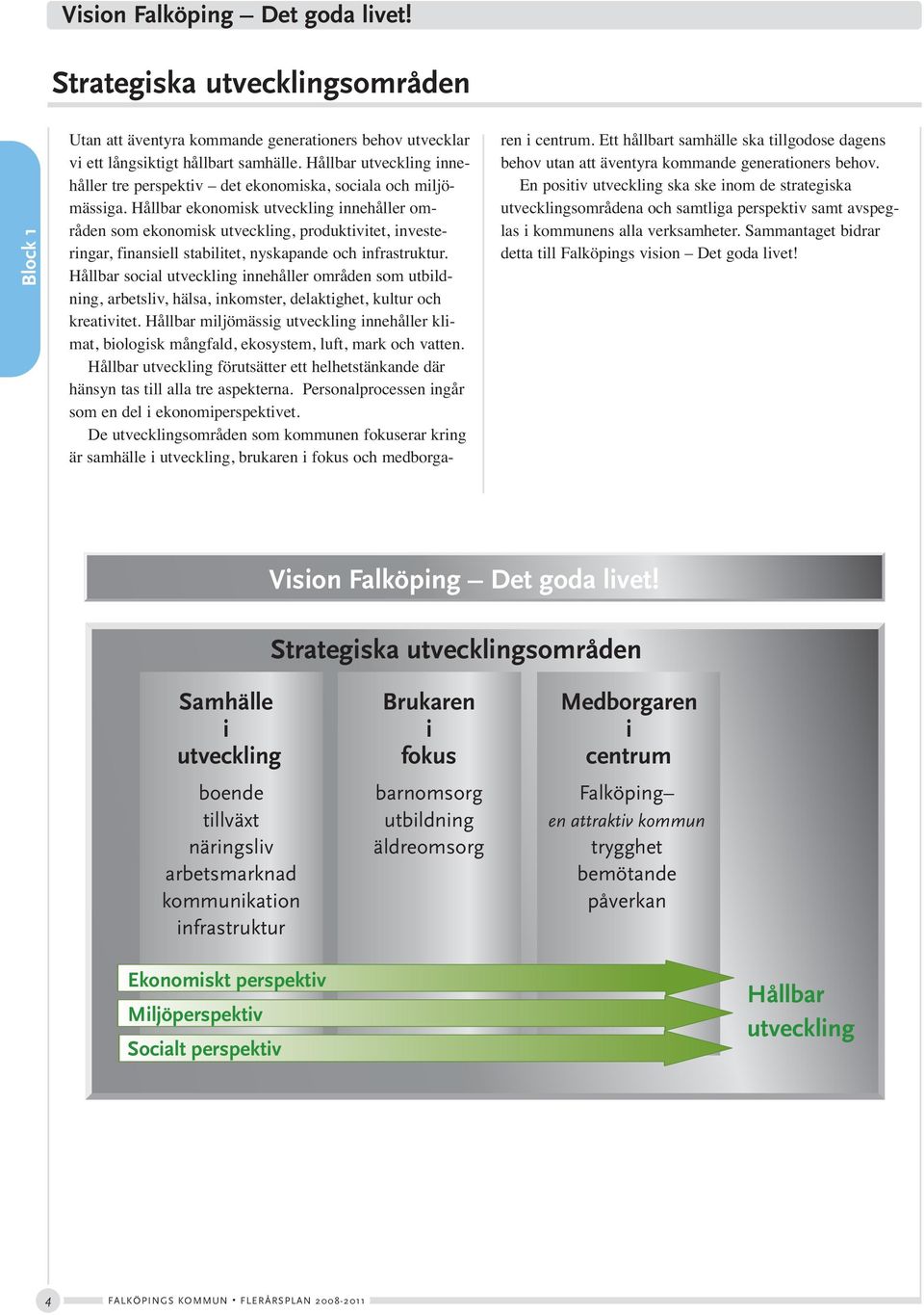 Hållbar ekonomisk utveckling innehåller områden som ekonomisk utveckling, produktivitet, investeringar, finansiell stabilitet, nyskapande och infrastruktur.