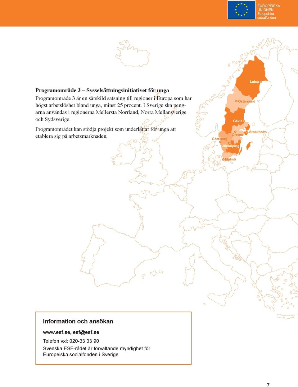 Programområdet kan stödja projekt som underlättar för unga att etablera sig på arbetsmarknaden.