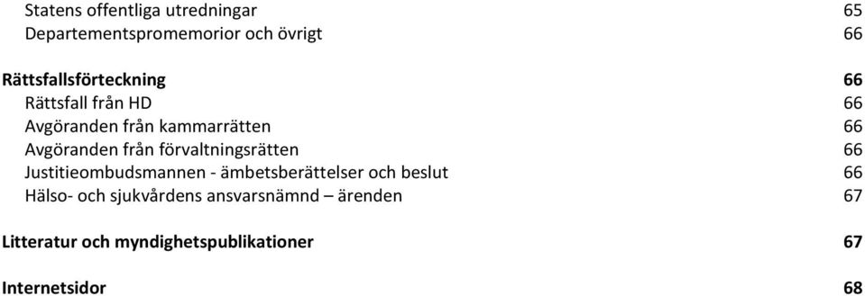 Avgöranden från förvaltningsrätten 66 Justitieombudsmannen - ämbetsberättelser och