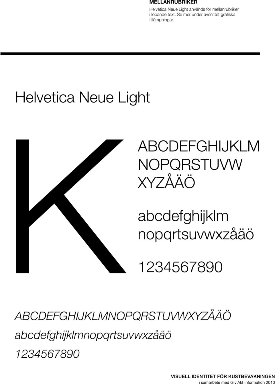 Helvetica Neue Light ABCDEFGHIJKLM NOPQRSTUVW XYZÅÄÖ abcdefghijklm