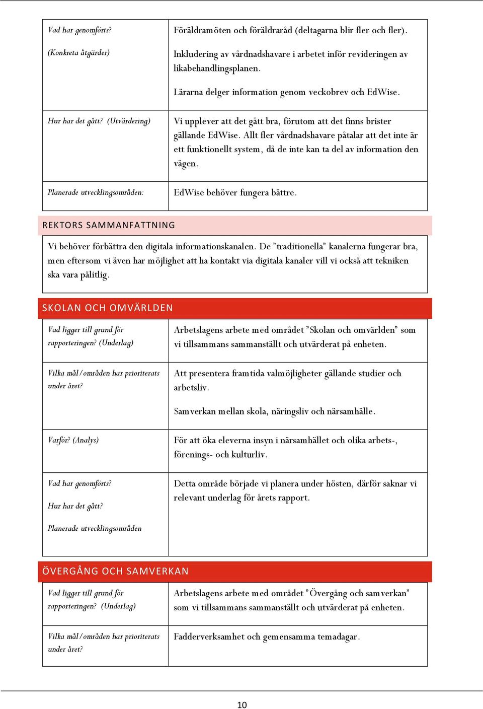 Allt fler vårdnadshavare påtalar att det inte är ett funktionellt system, då de inte kan ta del av information den vägen. EdWise behöver fungera bättre.