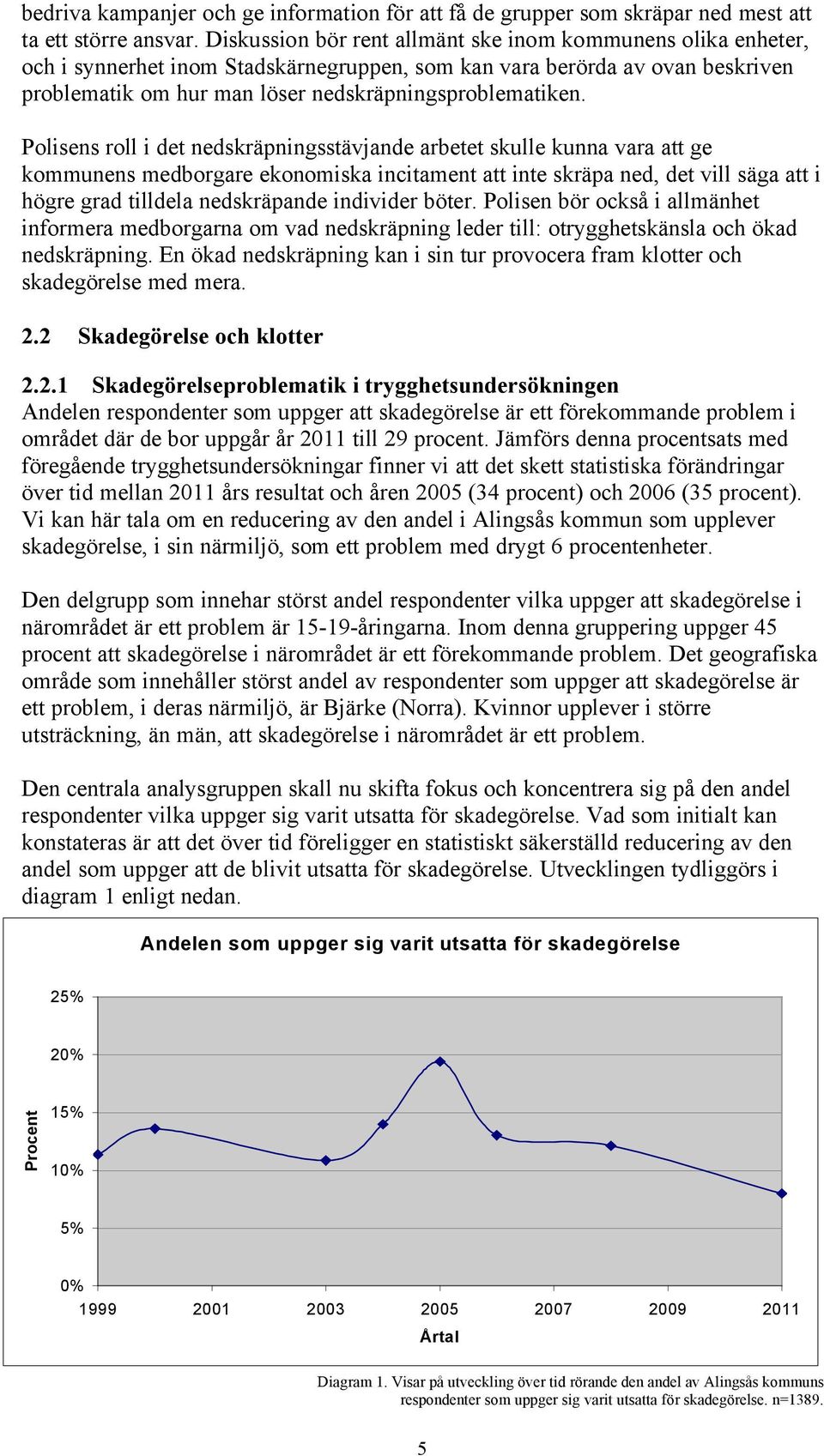 Polisens roll i det nedskräpningsstävjande arbetet skulle kunna vara att ge kommunens medborgare ekonomiska incitament att inte skräpa ned, det vill säga att i högre grad tilldela nedskräpande