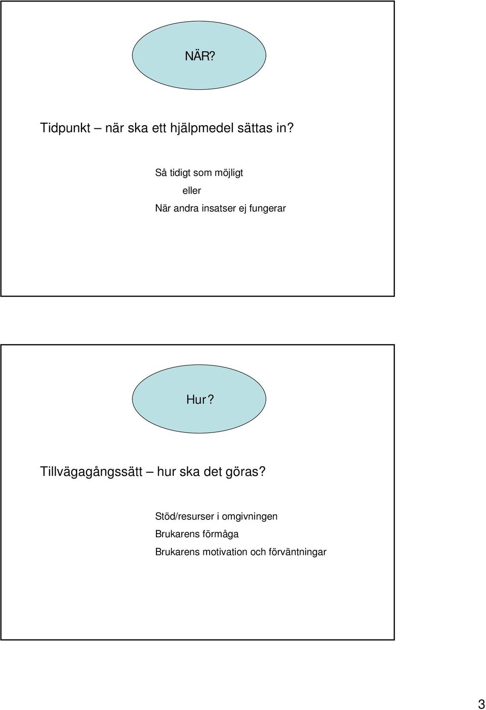 Hur? Tillvägagångssätt hur ska det göras?