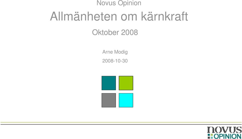 kärnkraft Oktober