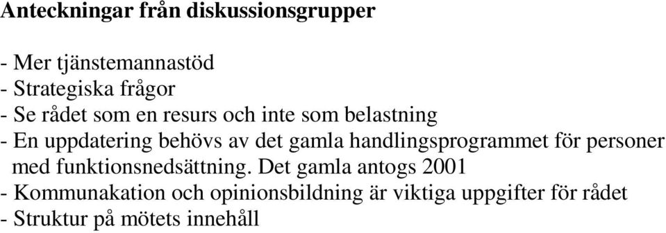 handlingsprogrammet för personer med funktionsnedsättning.