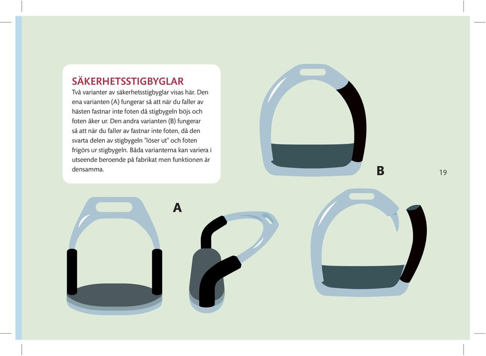 foten åker ur.