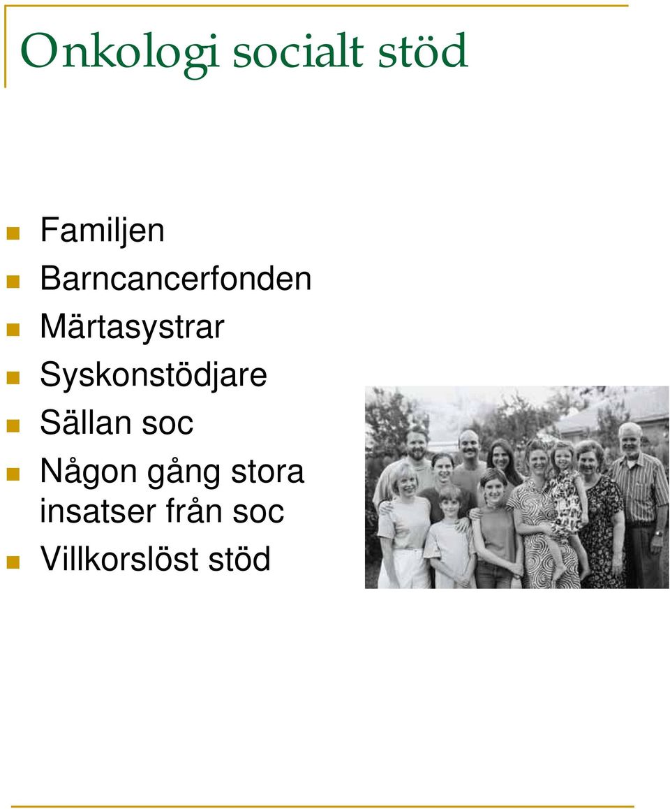 Syskonstödjare Sällan soc Någon