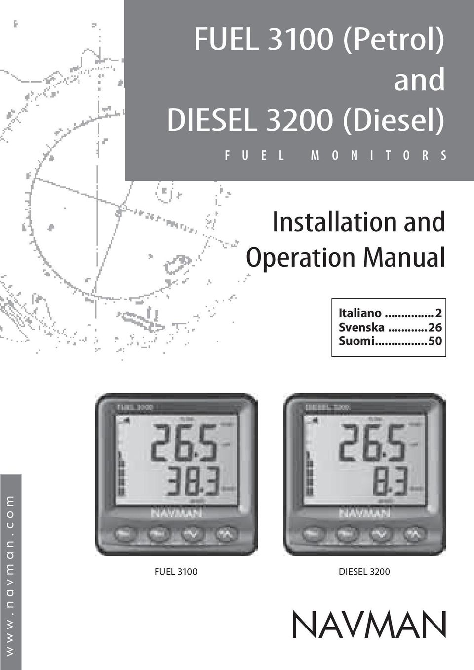 Installation and Operation Manual Italiano...2 Svenska.