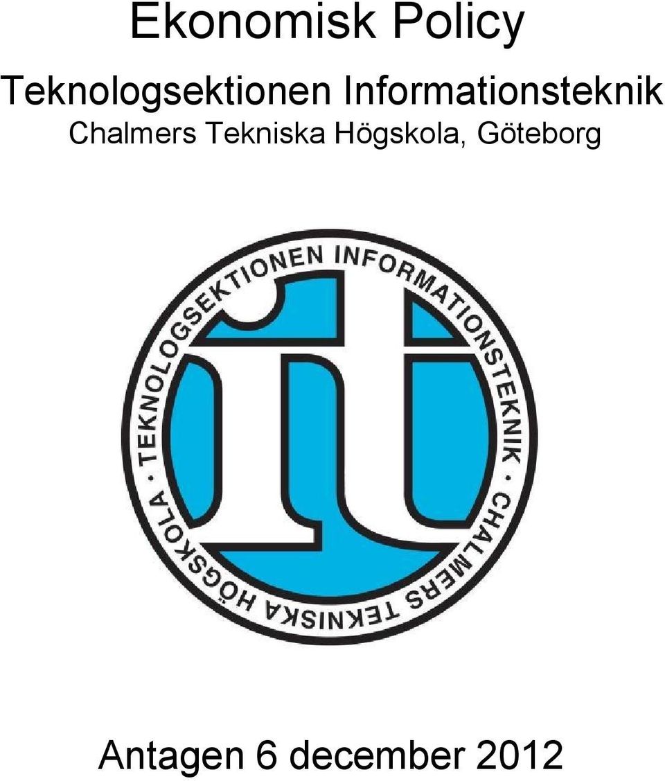 Informationsteknik Chalmers