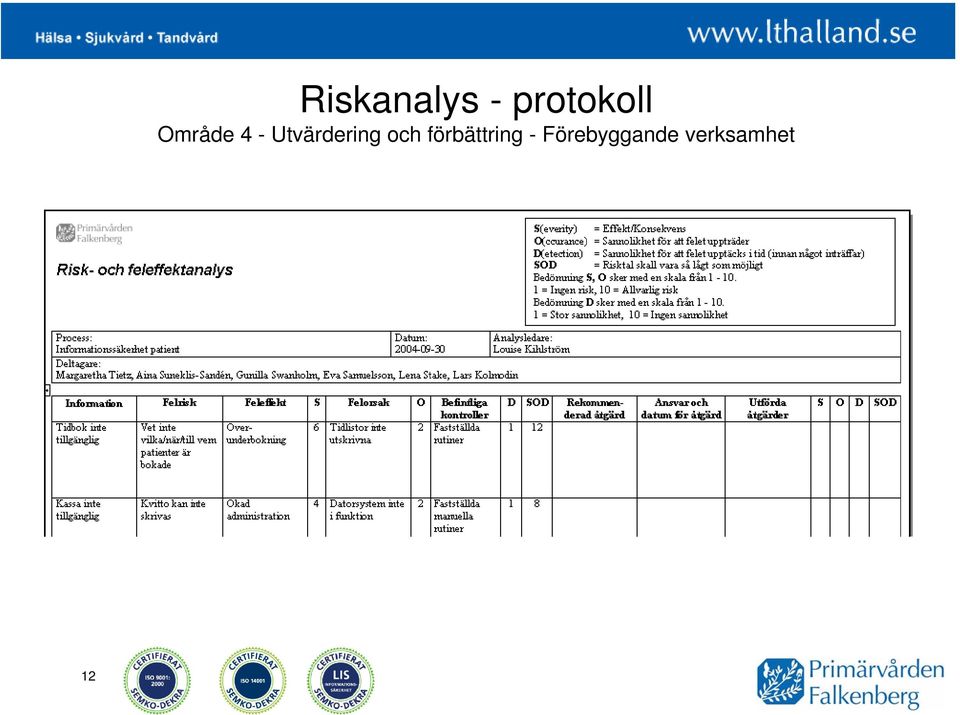 Utvärdering och