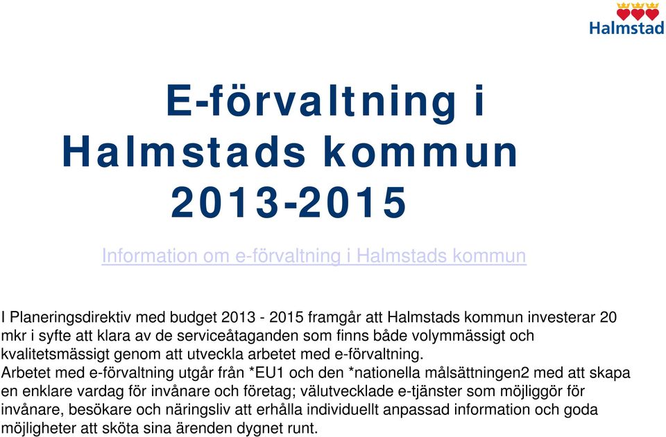 e-förvaltning.