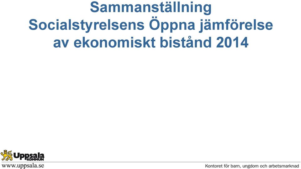 Öppna jämförelse