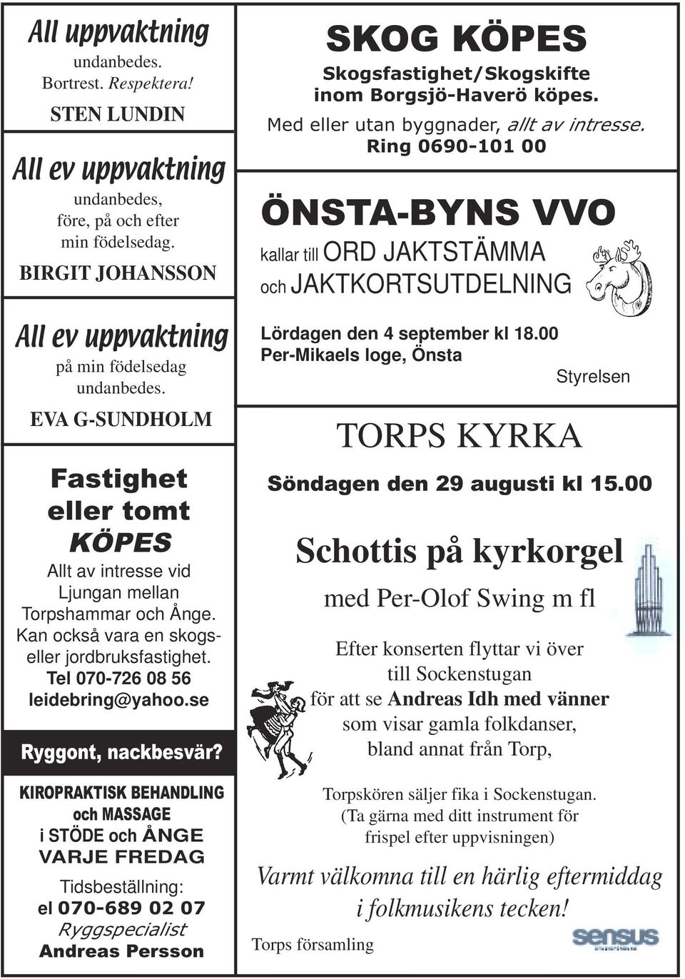 se Ryggont, nackbesvär?