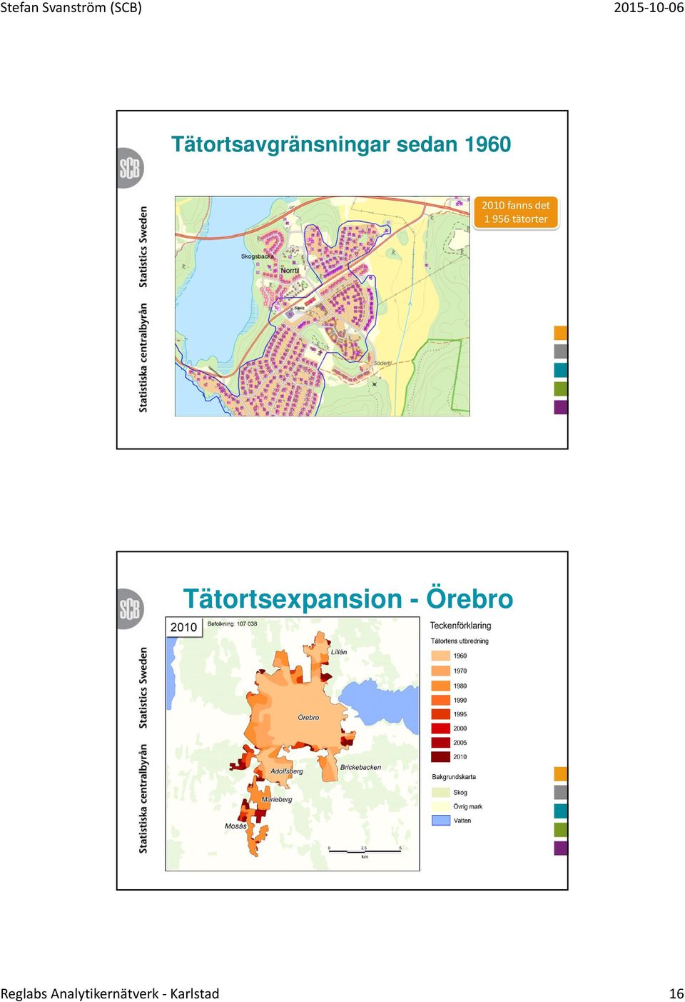 Tätortsexpansion - Örebro