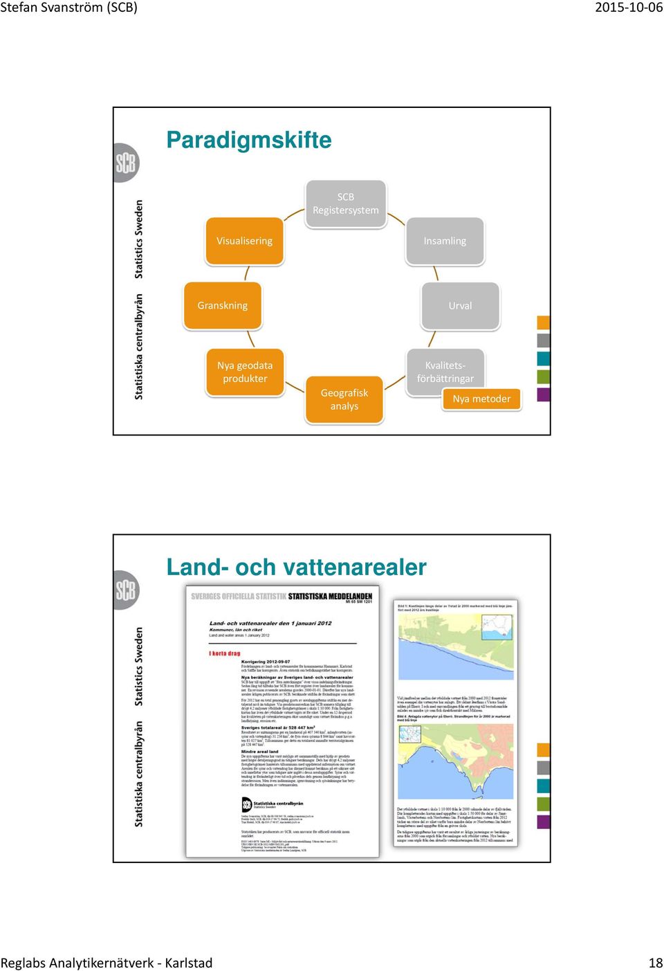 Geografisk analys Kvalitetsförbättringar Nya metoder