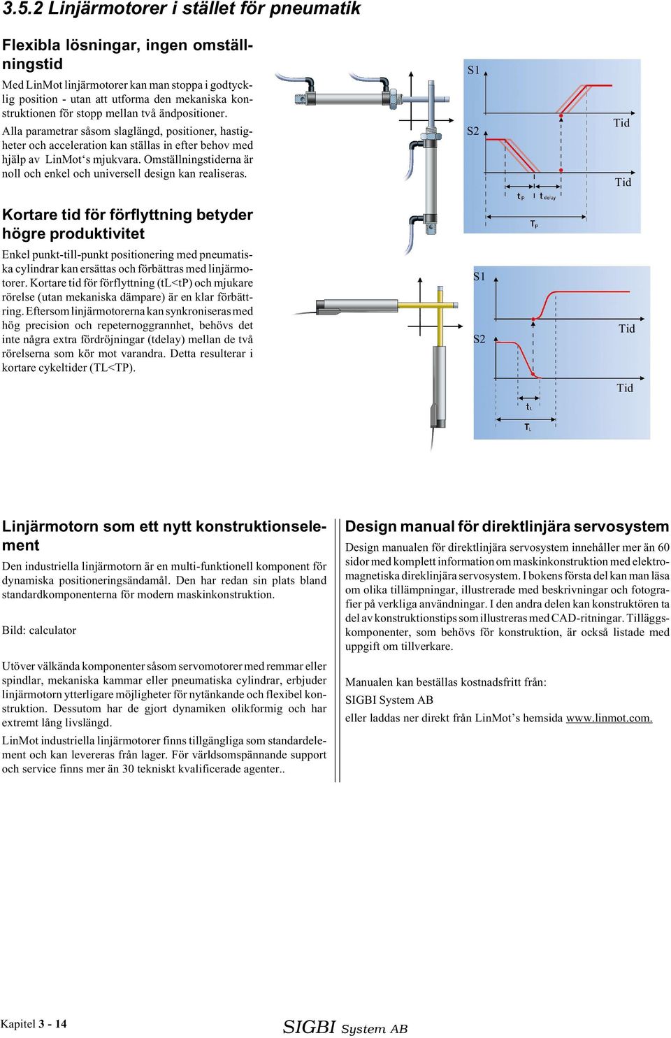 Omställningstiderna är noll och enkel och universell design kan realiseras.