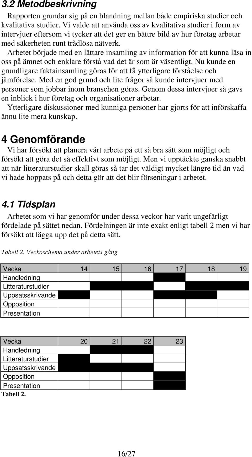 Arbetet började med en lättare insamling av information för att kunna läsa in oss på ämnet och enklare förstå vad det är som är väsentligt.